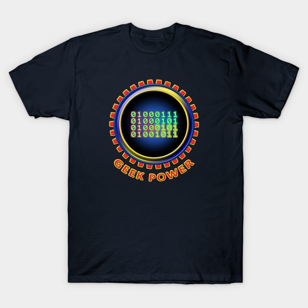 Geek Power T-Shirt by Gaspar Avila